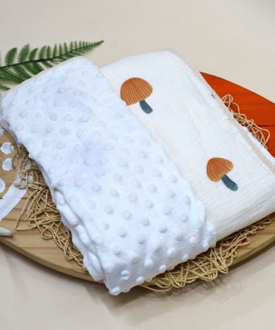  Khăn tắm xô 2 mặt  in họa tiết ngẫu nhiên (105x110cm)  - HELLO BnB SS1796 