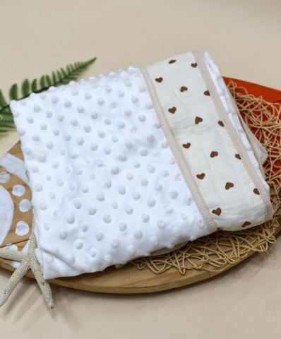  Khăn tắm xô 2 mặt  in họa tiết ngẫu nhiên (105x110cm)  - HELLO BnB SS1796 