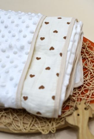  Khăn tắm xô 2 mặt  in họa tiết ngẫu nhiên (105x110cm)  - HELLO BnB SS1796 