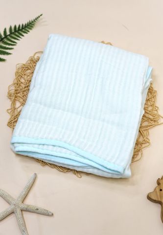  Khăn tắm Muslin Bamboo kẻ sọc (105 x 110cm) SS1798 - HELLO BnB 