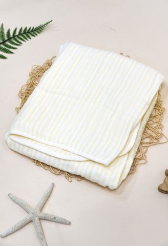  Khăn tắm Muslin Bamboo kẻ sọc (105 x 110cm) SS1798 - HELLO BnB 