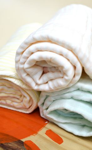  Khăn tắm Muslin Bamboo kẻ sọc (105 x 110cm) SS1798 - HELLO BnB 