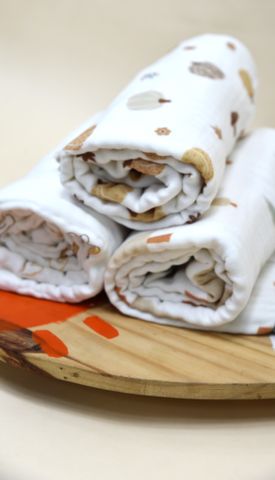  Khăn tắm Muslin Bamboo in họa tiết ngẫu nhiên (105x110cm) SS1795 