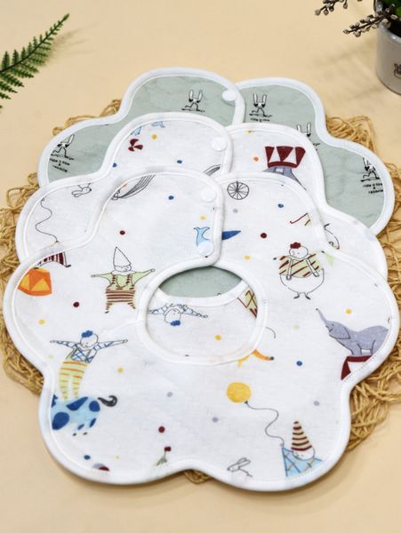  Yếm hoa chống thấm in hoa văn 1802 - HELLO BnB 