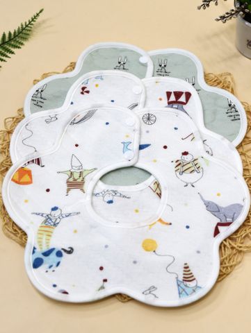  Yếm hoa chống thấm in hoa văn 1802 - HELLO BnB 