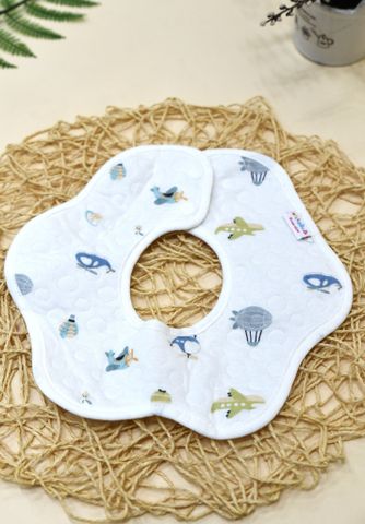  Yếm hoa chống thấm in hoa văn 1802 - HELLO BnB 