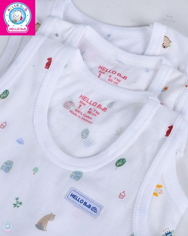  Áo lá in họa tiết bé trai 0042 - HELLO BnB 