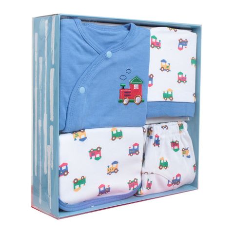  Quà 4 món bông bé trai 1016 - HELLO BnB 