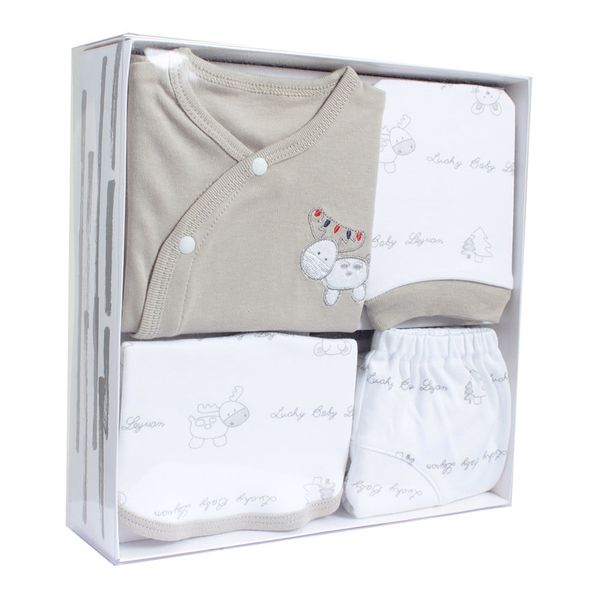  Quà 4 món bông bé trai 1016 - HELLO BnB 