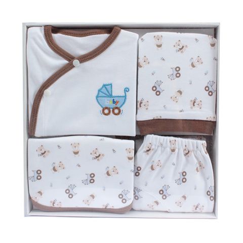  Quà 4 món bông bé trai 1016 - HELLO BnB 