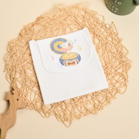  Khăn lót lưng thấm mồ hôi Bamboo (hình in ngẫu nhiên) 