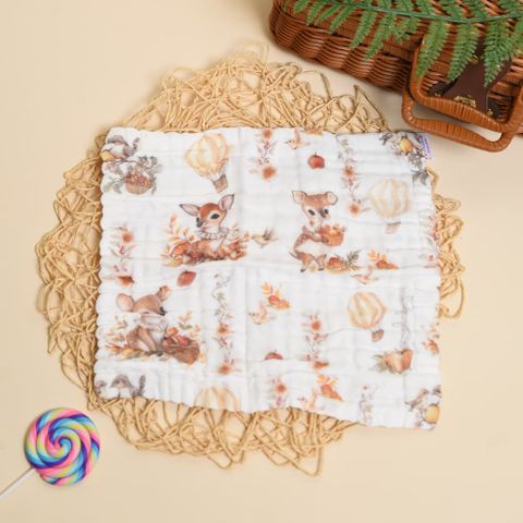  Khăn Muslin bông (25 x 25cm) 