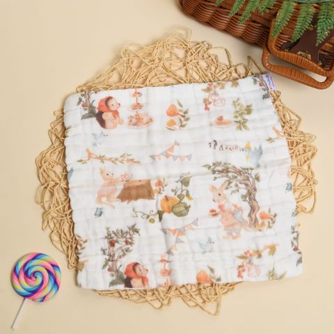  Khăn Muslin bông (25 x 25cm) 