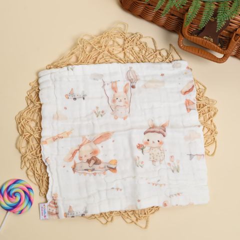  Khăn Muslin bông (25 x 25cm) 