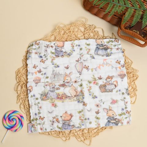  Khăn Muslin bông (25 x 25cm) 