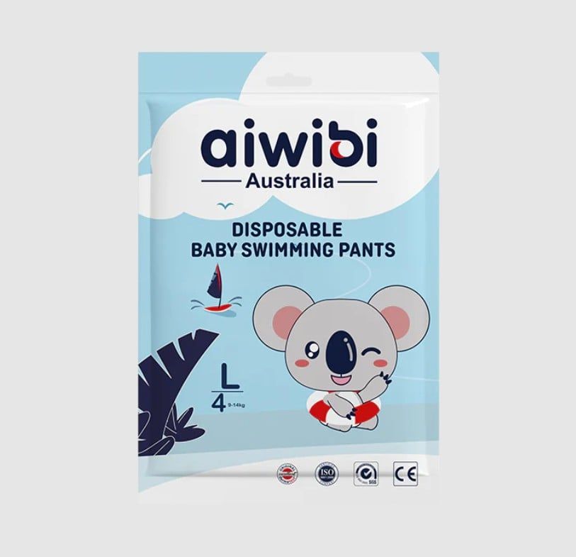  Tã quần bơi cho bé Aiwibi size M / L / XL / XXL / XXXL (1 cái/gói) 