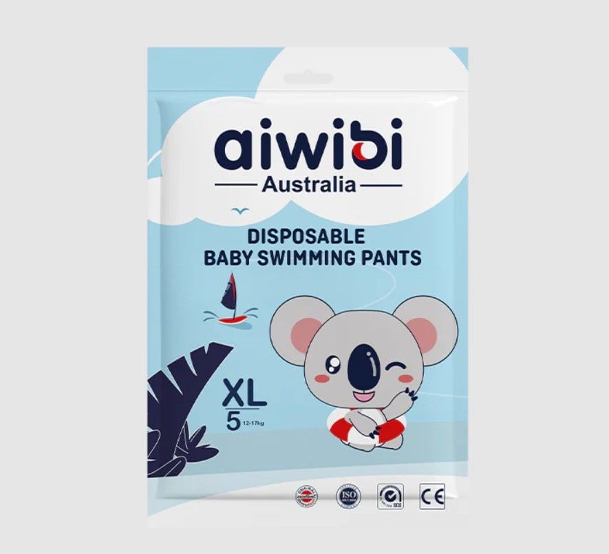  Tã quần bơi cho bé Aiwibi size M / L / XL / XXL / XXXL (1 cái/gói) 