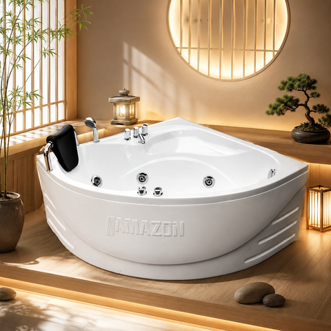 Bồn tắm góc Massage Amazon TP-8001