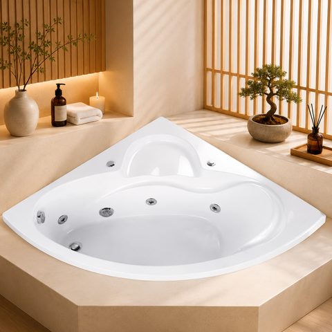 Bồn tắm góc massage Caesar MT 5150
