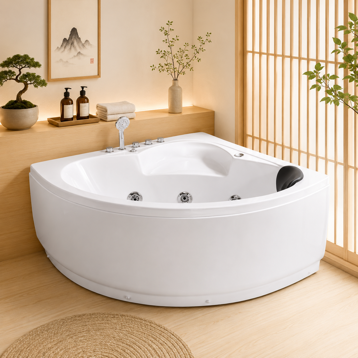 Bồn tắm góc massage Monaco MC - 2013