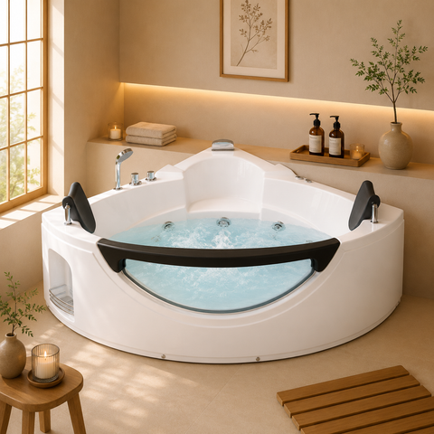 Bồn tắm góc massage Daros HT 47