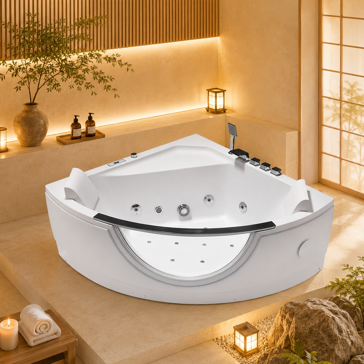 Bồn tắm massage Nofer NG - 62118M - LUX