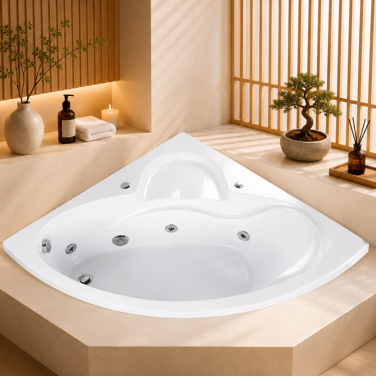 Bồn tắm Massage xây Caesar MT 5120 A