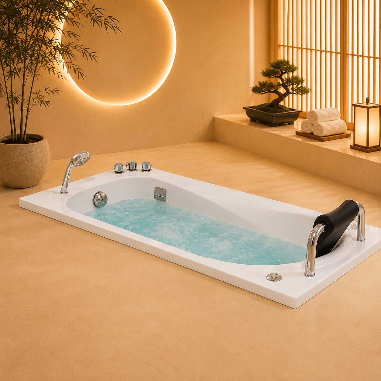 Bồn tắm masssage xây Fantiny M 150 BS