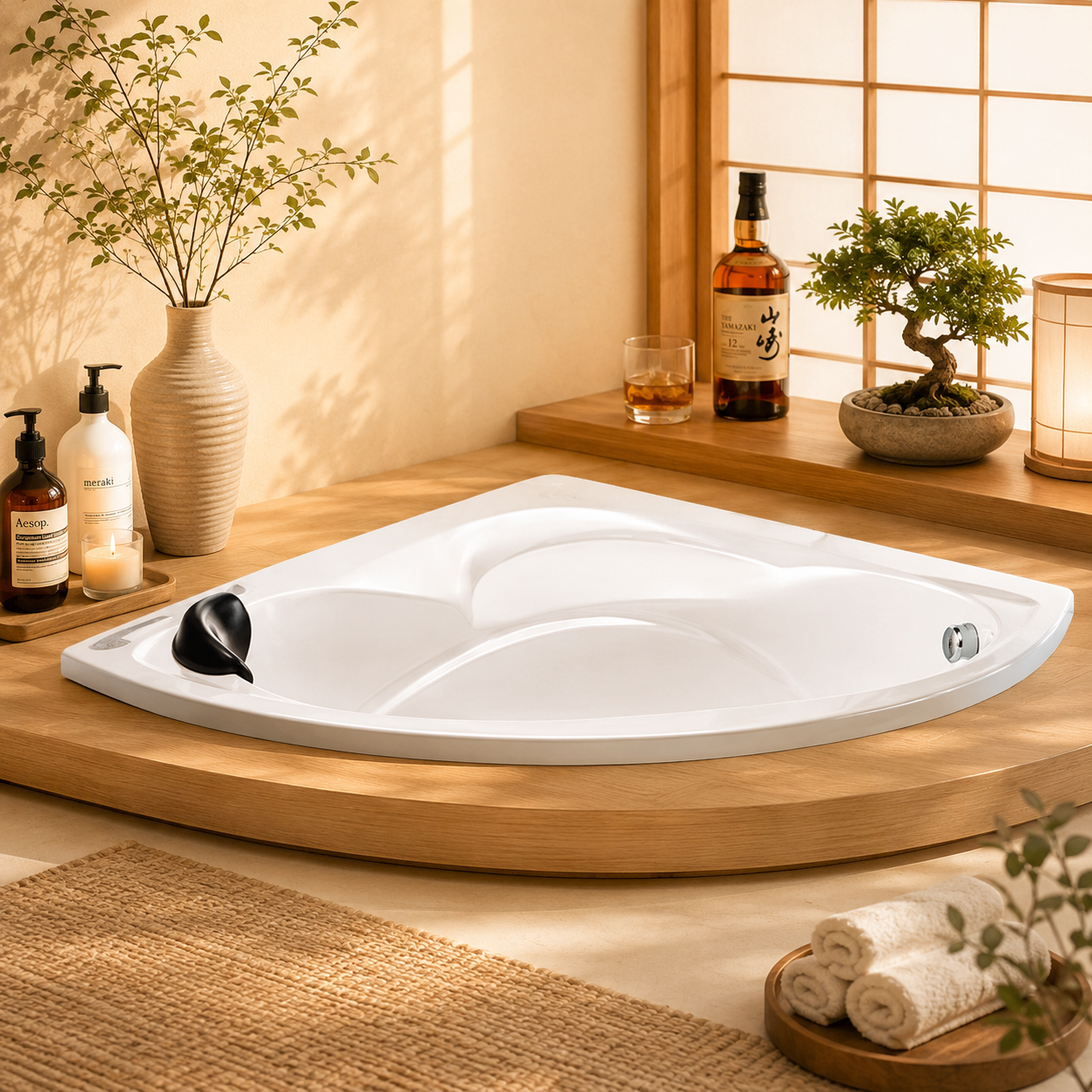 Bồn tắm xây  Micio W 125 T