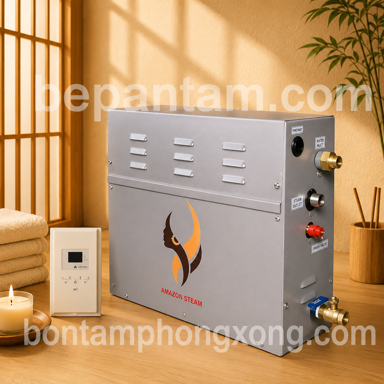 Máy xông hơi ướt Gofar 6kw