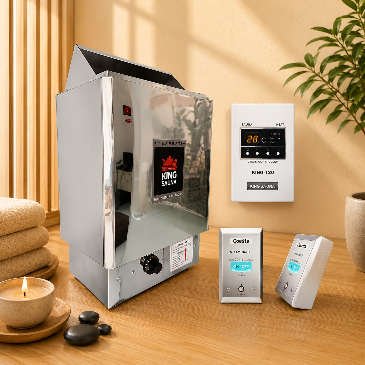 Máy xông hơi KingSauna 9kw