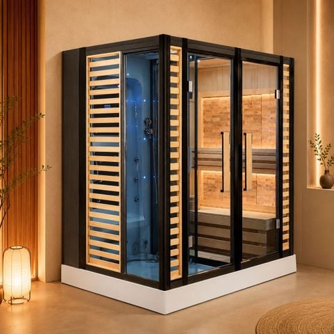 Phòng xông hơi khô kết hợp ướt DRW DR G 3880