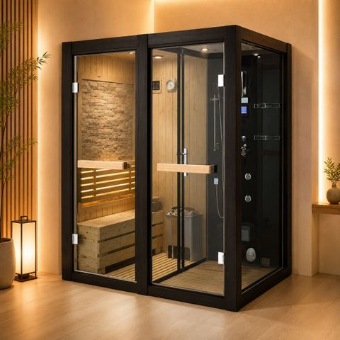 Phòng xông hơi khô kết hợp ướt DRW-DR G 3911