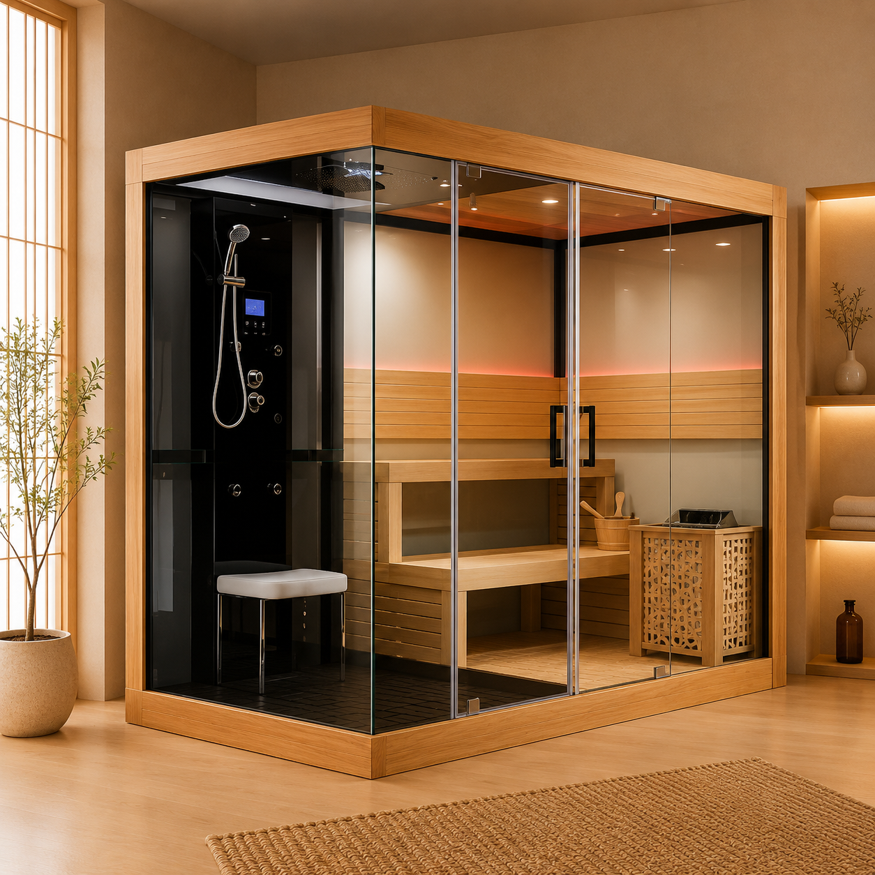 Phòng xông hơi khô ướt Thái Lan TLDDW 8305