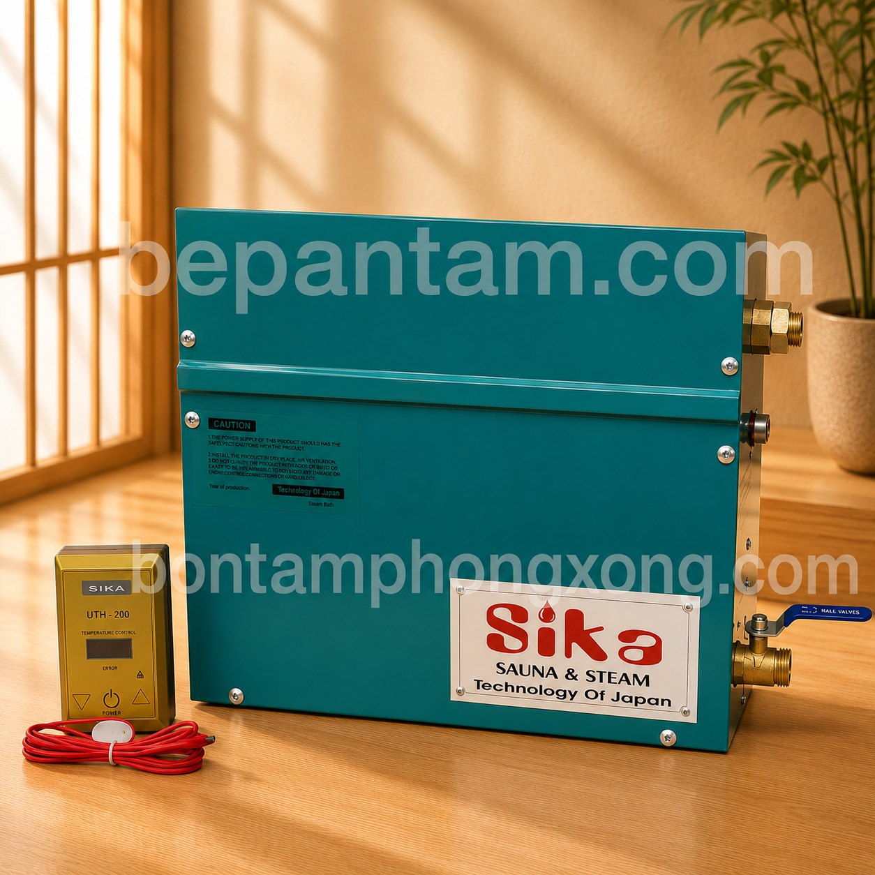 Máy xông hơi ướt Sika 6kw điều khiển điện tử