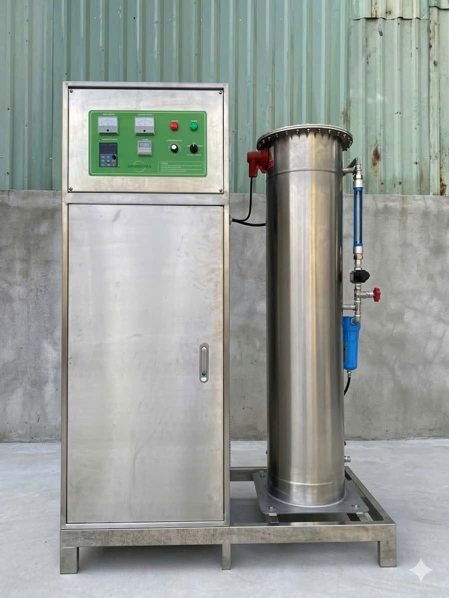 Máy Ozone công nghiệp O3C-30 | 30g - Tích hợp máy Oxy