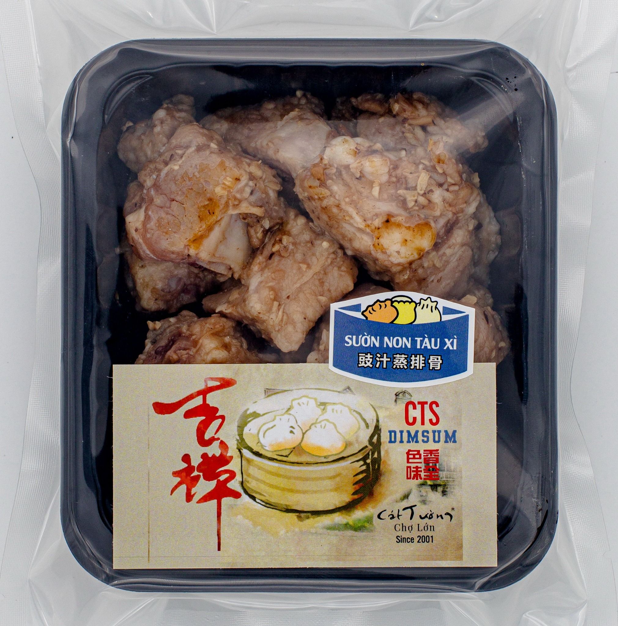  KT10 - Sườn Non Chưng Tàu Xì 260gr 豉汁蒸排骨  Steamed Spare Ribs With Black Bean Sauce 