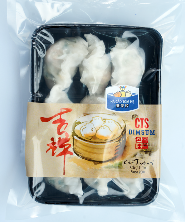  KL02 - Há Cảo Tôm Hẹ 315g  韭菜餃  Steamed Chive & Shirmp Dumplings 