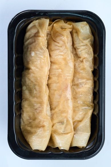  KN08 - Hủ Ky Cuốn Tôm Chiên 96gr 錦 繡 腐 皮 卷 Deep Fried Tofu Skin Rolls With Shrimp 