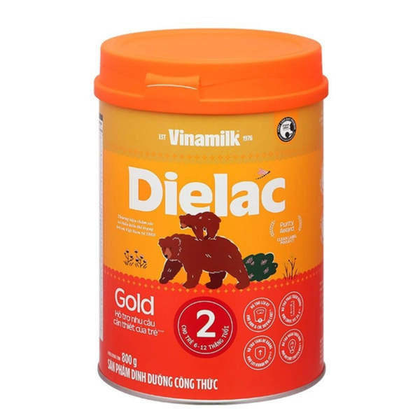  Sữa bột Dielac Gold số 2 (sữa non) 800g (6 - 12 tháng) 