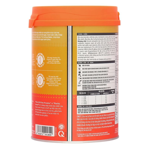  Sữa bột Dielac Gold số 1 (sữa non) 800g (0 - 6 tháng) 