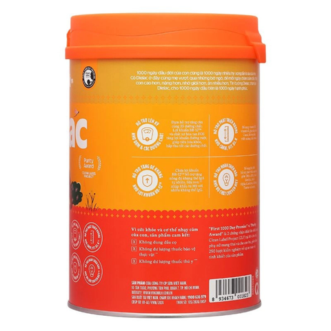  Sữa bột Dielac Gold số 2 (sữa non) 800g (6 - 12 tháng) 