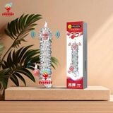  Bao cao su đôn dên đầu bi rung gai dài đuôi bi rung trơn Meleon 