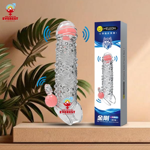  Bao cao su đôn dên đầu bi rung trơn đuôi bi rung gai Meleon 