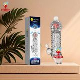  Bao cao su đôn đên đầu gai tròn bi rung đuôi gai có quai đeo Meleon 