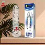  Bao cao su đôn dên đầu trơn không rung có quai đeo Meleon 6.5cm 