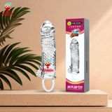  Bao cao su đôn dên đầu trơn tăng kích thước có quai đeo Meleon 