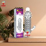  Bao cao su đôn đên đầu tròn thân vảy rồng có quai đeo Meleon 