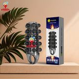  Bao cao su đôn khúc giữa bi gai có quai đeo bìu chắc chắn 