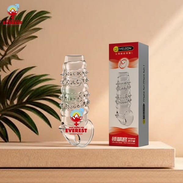  Bao cao su đôn khúc giữa thân gai hạt có quai đeo bìu chắc chắn 